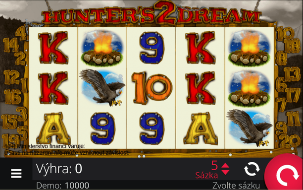 Zahrajte si u Betoru automat Hunters Dream 2 ZDE