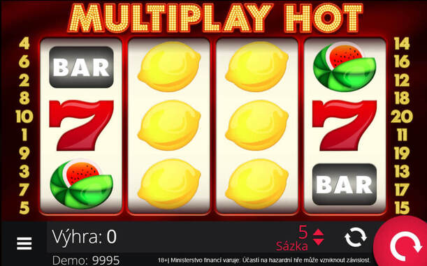 Zahrajte si automat Multiplay Hot u Betoru ZDE