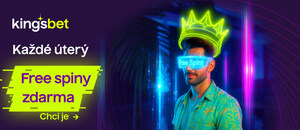 Královské úterý s free spiny u Kingsbetu