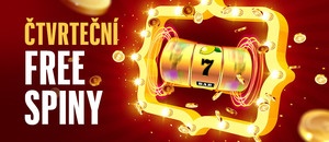Čtvrteční free spiny v CZ online casinech