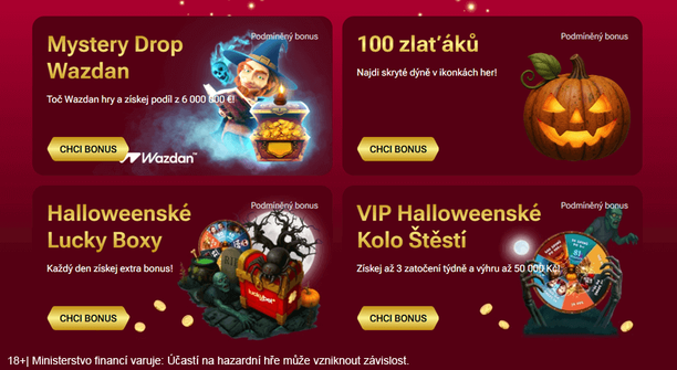 Halloweenské Luckyboxy Halloweenské Luckyboxy