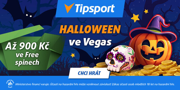 Štědrý Halloween pro hráče Tipsport Vegas Štědrý Halloween pro hráče Tipsport Vegas