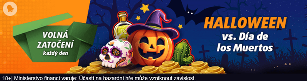 Halloweenské free spiny zdarma od Tipsportu Halloweenské free spiny zdarma od Tipsportu